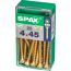 Universalschrauben Z2 Pozi Stahl verzinkt 4,0 x 45 mm 20 Stück