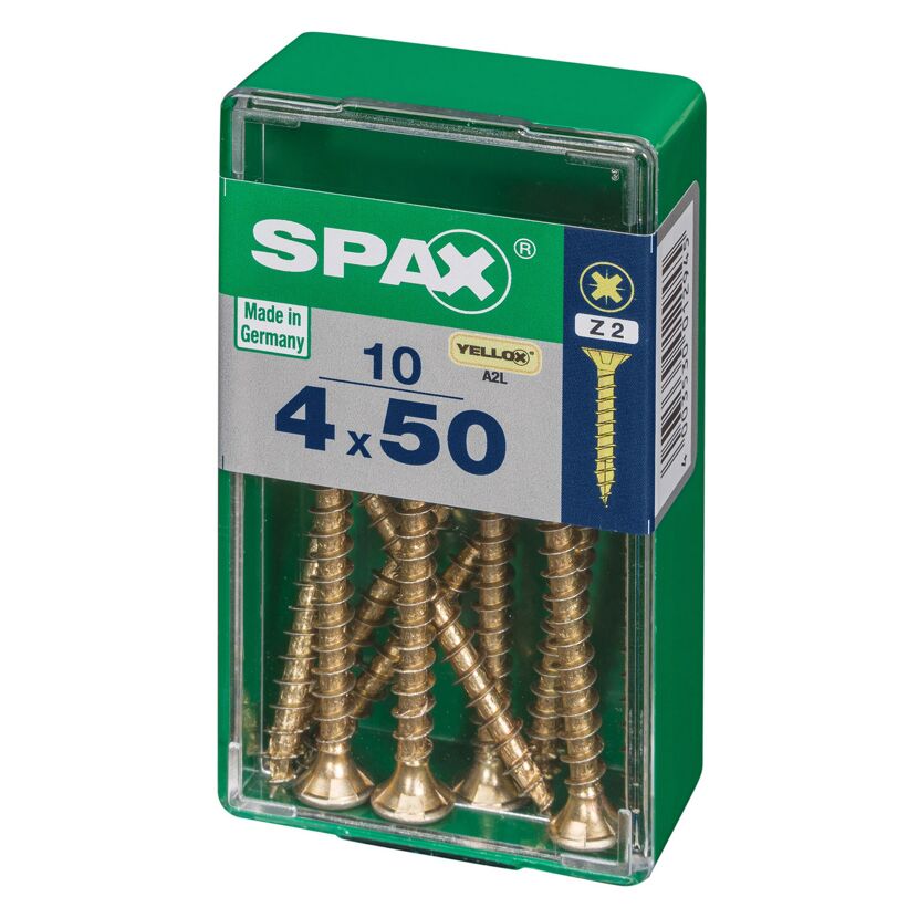 Universalschrauben Z2 Pozi Stahl verzinkt 4,0 x 50 mm 10 Stück