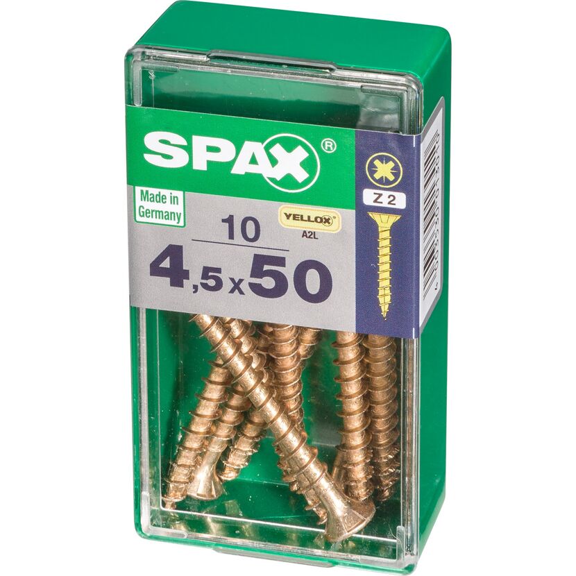 Universalschrauben Z2 Pozi Stahl verzinkt 4,5 x 50 mm 10 Stück