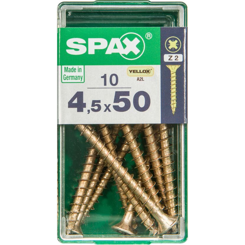 Universalschrauben Z2 Pozi Stahl verzinkt 4,5 x 50 mm 10 Stück