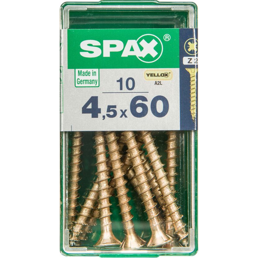 Universalschrauben Z2 Pozi Stahl verzinkt 4,5 x 60 mm 10 Stück