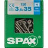 Holzschrauben T15 T-Star plus Edelstahl A2 150 Stück 3,5 x 35 mm