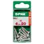 Universalschrauben Halbrundkopf T-Star plus T20 Stahl Ø 4,5 x 20 mm 16 Stück