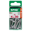 Universalschrauben Halbrundkopf T-Star plus T20 Stahl Ø 4,5 x 30 mm 16 Stück