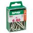 Universalschrauben Halbrundkopf T-Star plus T20 Stahl Ø 6 x 60 mm 16 Stück