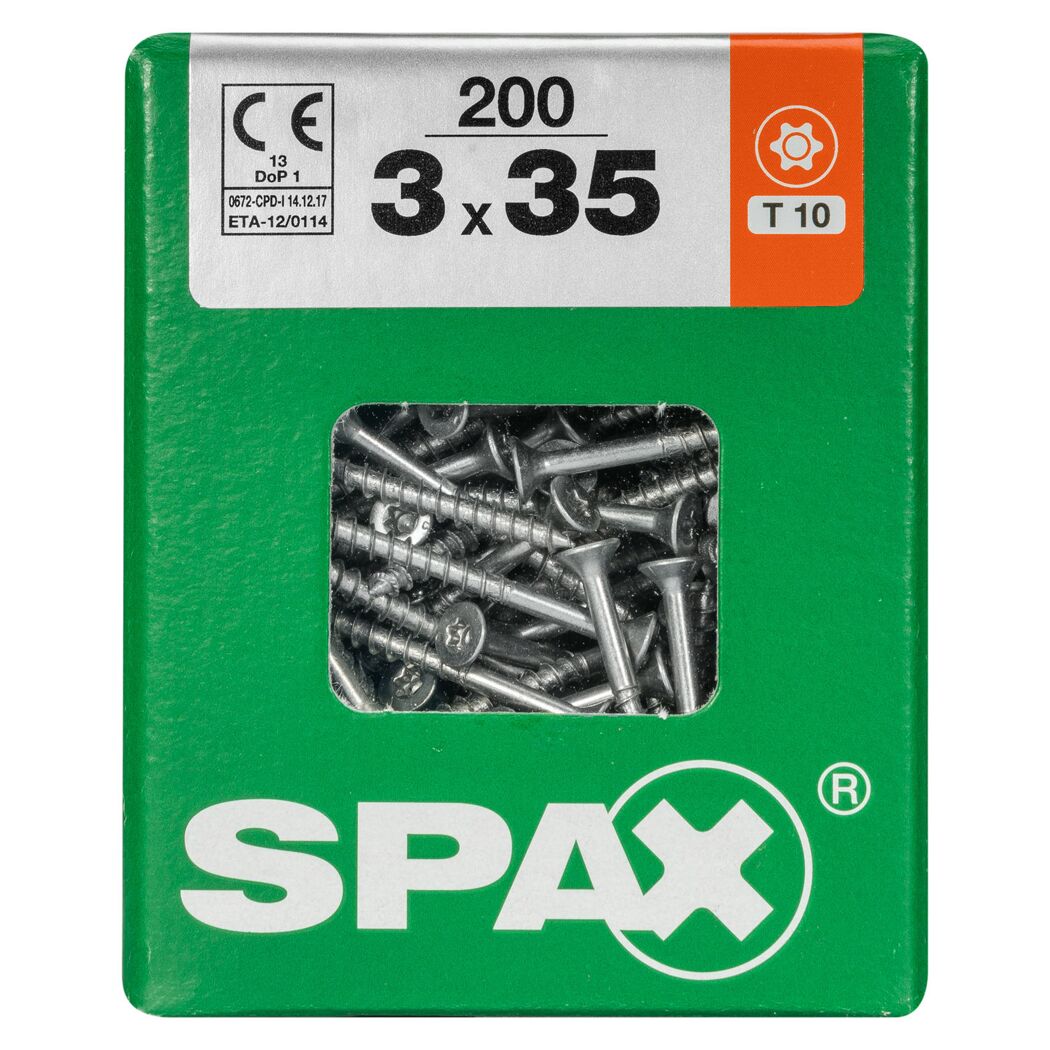 Senkkopfschrauben T-Star 200 Stück Ø 3 mm 35 mm