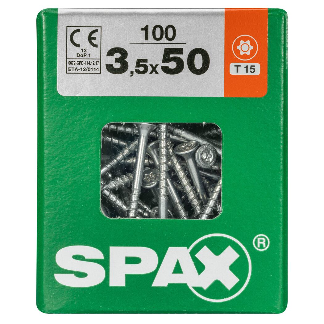 Senkkopfschrauben T-Star 100 Stück Ø 3,5 mm 50 mm