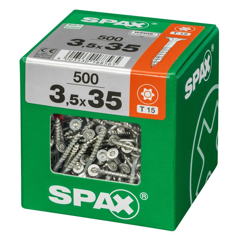 Universalschrauben T-Star plus T15 Stahl 3,5 x 35 mm 500 Stück