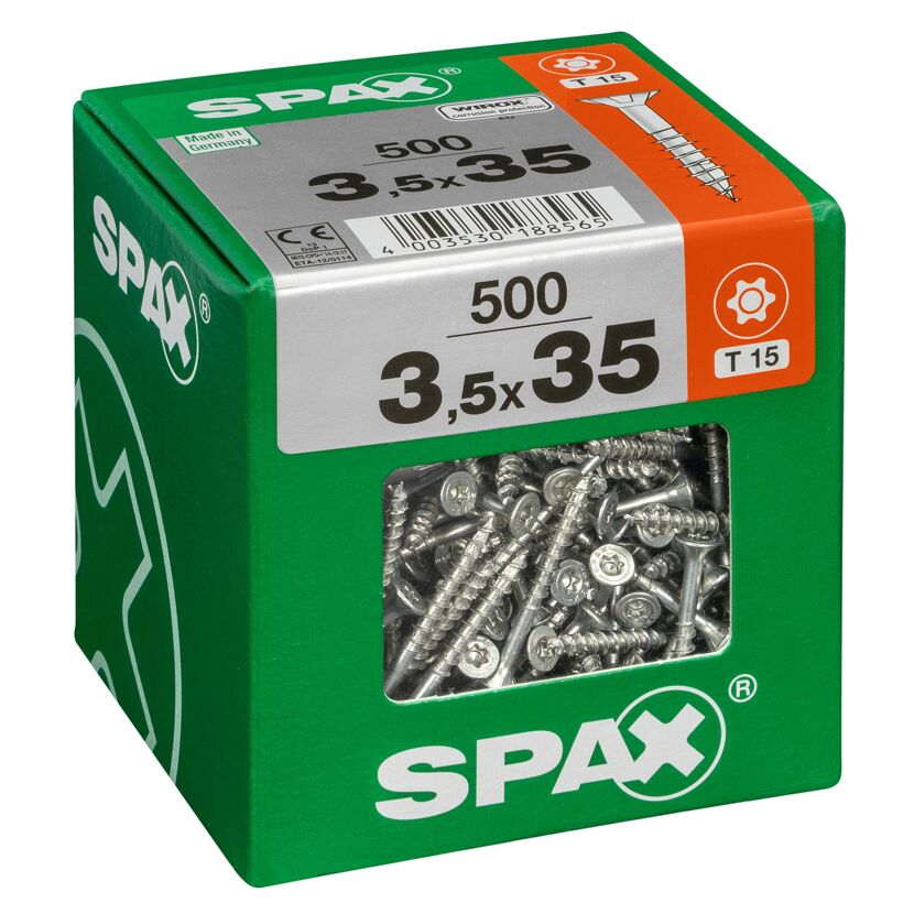 Universalschrauben T-Star plus T15 Stahl 3,5 x 35 mm 500 Stück