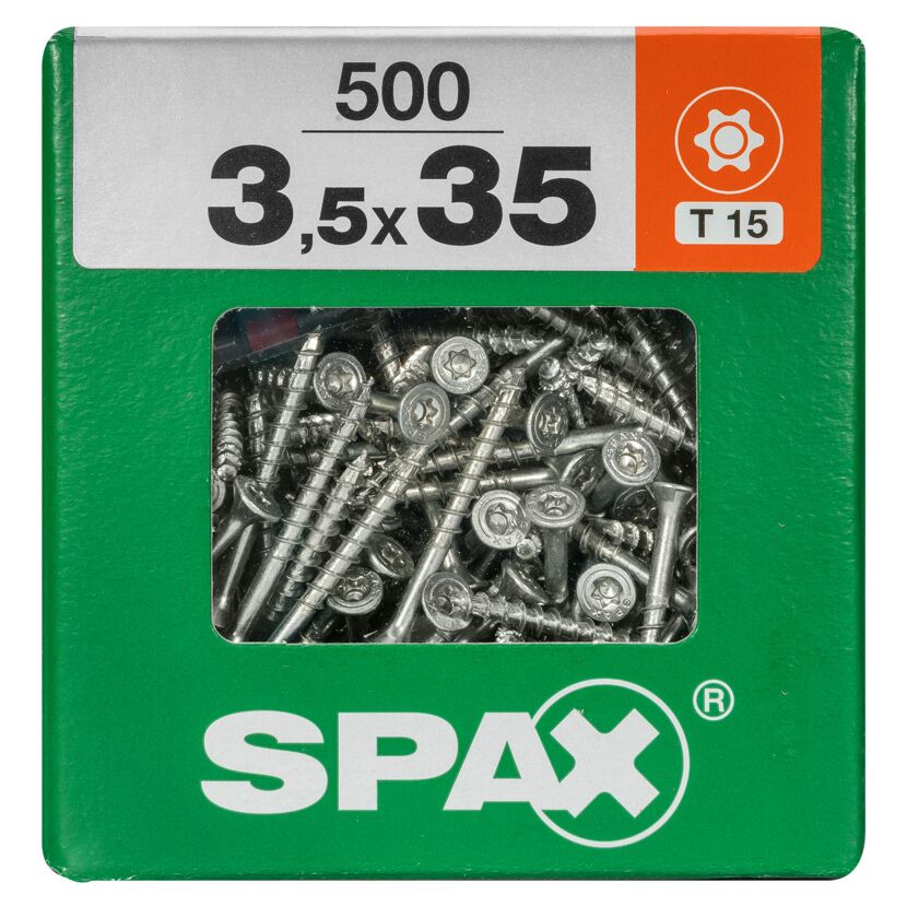 Universalschrauben T-Star plus T15 Stahl 3,5 x 35 mm 500 Stück