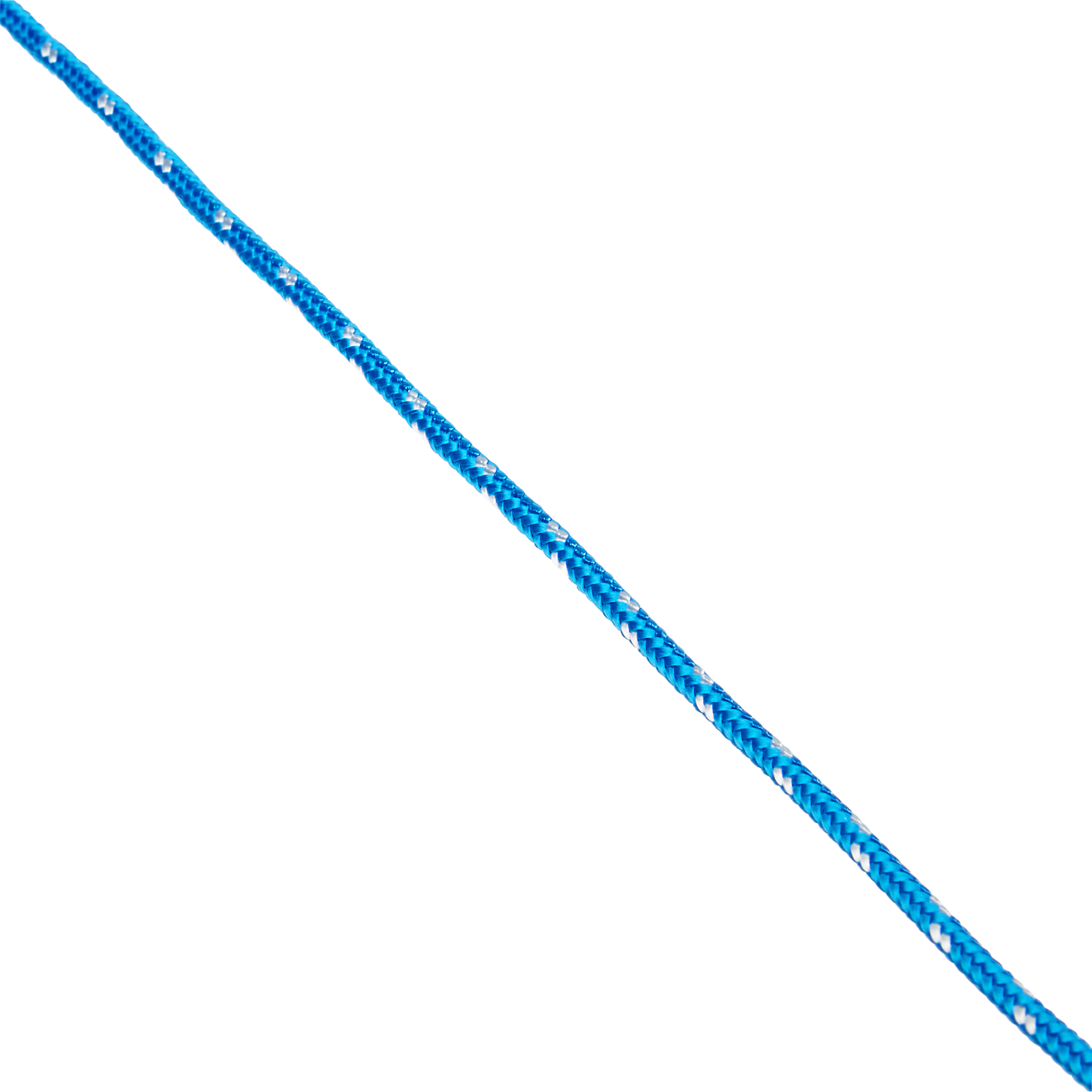 Seil Polypropylen geflochten Meterware 4 mm blau/weiß + product picture