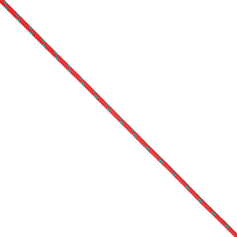 Geflochtenes Polypropylen Seil rot-grün