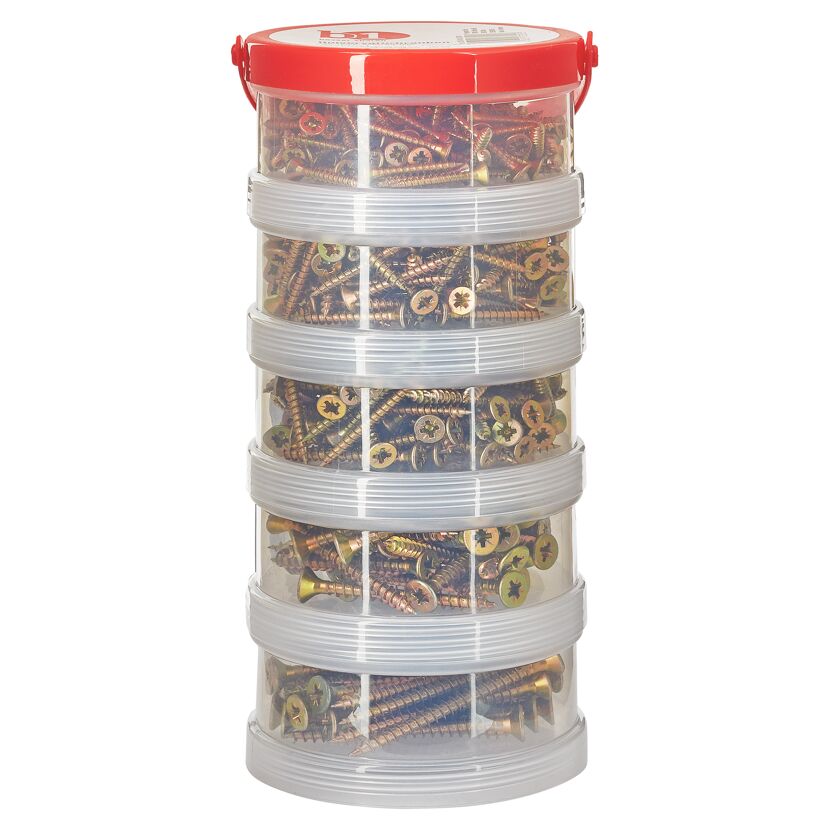 Universalschrauben-Tower PZ2 Ø 3,5-5 x 25-60 mm 480 Stück
