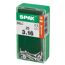 SPAX Schrauben 3 x 16 mm, 25 Stück, in grüner Box