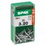 SPAX Senkkopfschrauben 3 x 20 mm, 25 Stück