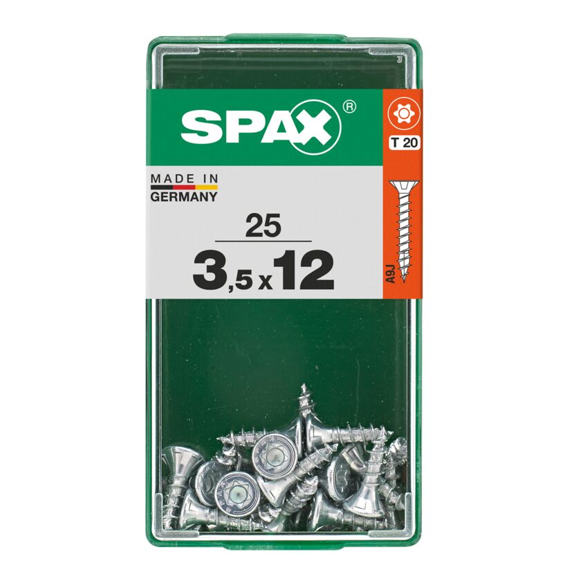 SPAX Senkkopfschrauben 3,5 x 12 mm, 25 Stück