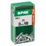 SPAX Senkkopfschrauben 3,5 x 16 mm, WIROX, T-STAR plus, 25 Stück