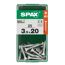 SPAX Schrauben 3,5 x 20 mm, 25 Stück