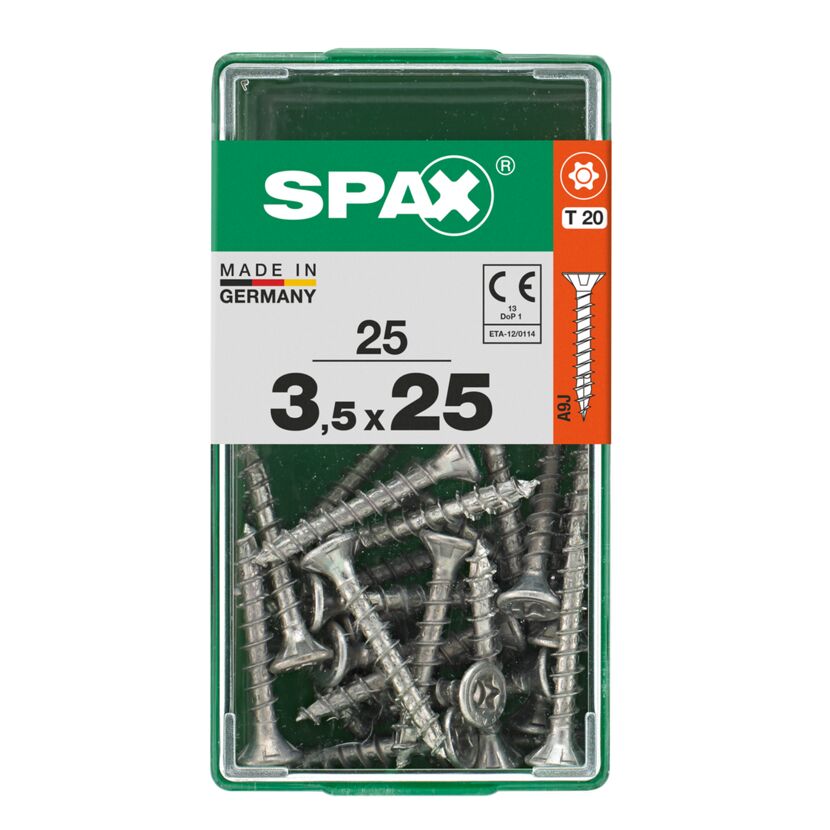 SPAX Senkkopfschrauben 3,5 x 25 mm WIROX T-STAR plus