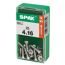SPAX Senkkopfschrauben 4x16 mm, 25 Stück in grüner Box