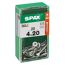 SPAX Senkkopfschrauben 4x20 mm, T20, WIROX, in grüner Box