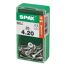 SPAX Senkkopfschrauben 4x20 mm, 20 Stück in grüner Box