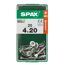 SPAX Senkkopfschrauben 4x20 mm, 20 Stück