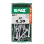 SPAX Senkkopfschrauben 4x30 mm, 20 Stück