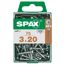 75 SPAX Schrauben 3 x 20 mm in einer Box