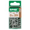 SPAX Schrauben 3,5 x 25 mm, 25 Stück, WIROX A9J