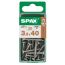 SPAX Schrauben 3,5 x 40 mm, 20 Stück