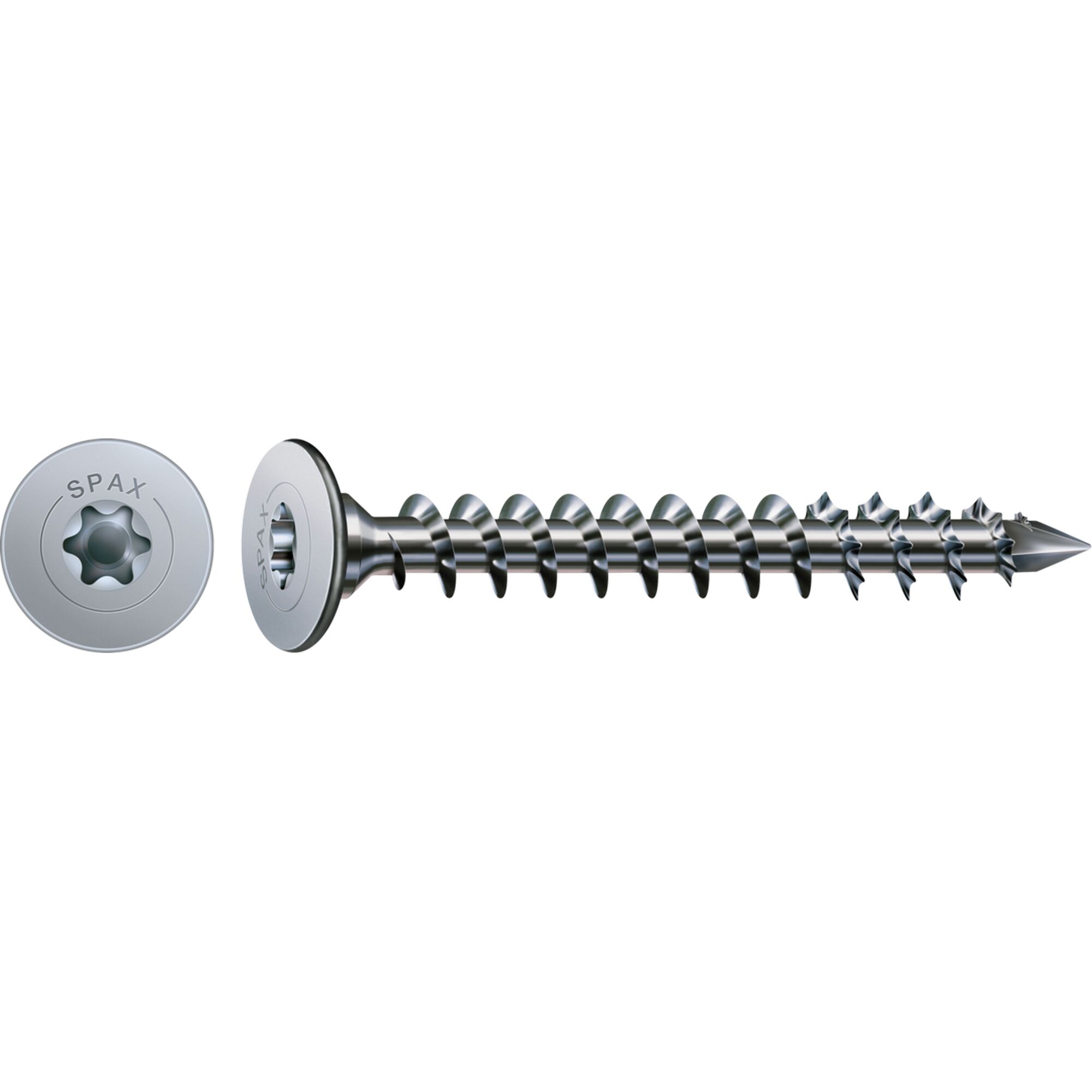SPAX Schraube mit Senkkopf und Fräsrippen