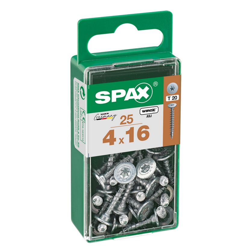 SPAX Flachrueckwand WIROXRueWa 4x16, 25 Stück