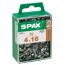 SPAX Schrauben 4 x 16 mm, 70 Stück in einer Box