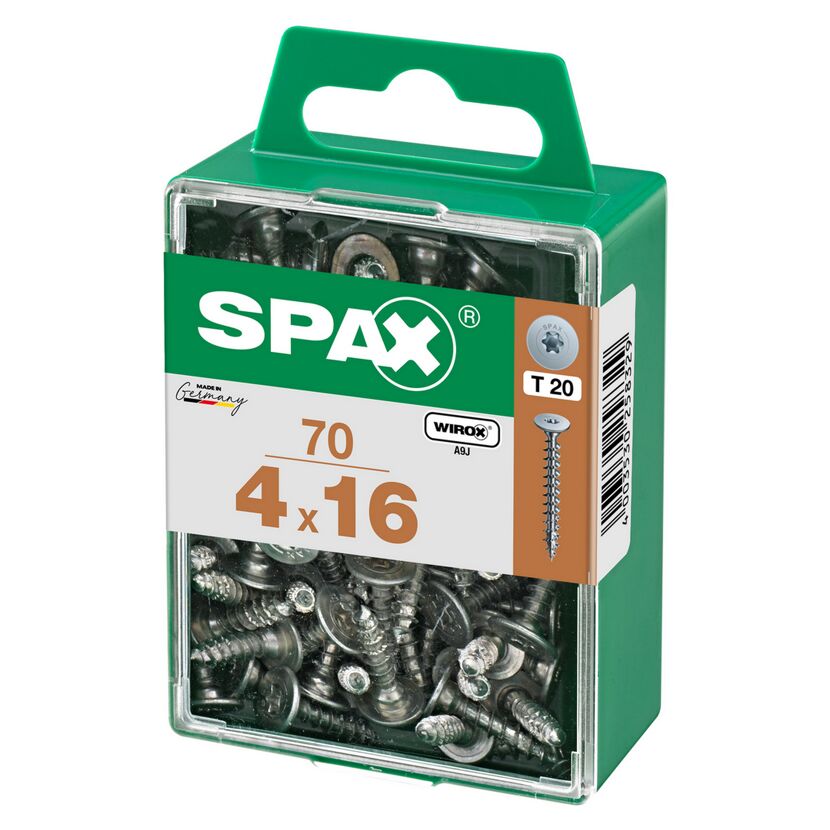 SPAX Flachkopfschrauben 4 x 16 mm mit TX20 Antrieb