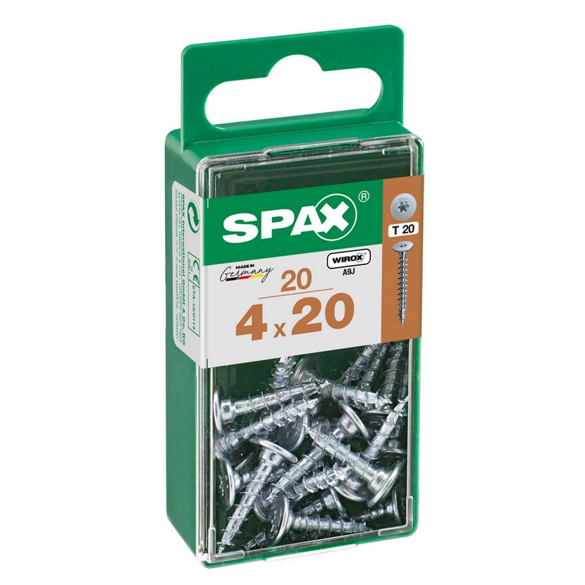 SPAX Schrauben 4 x 20 mm, 20 Stück in Box