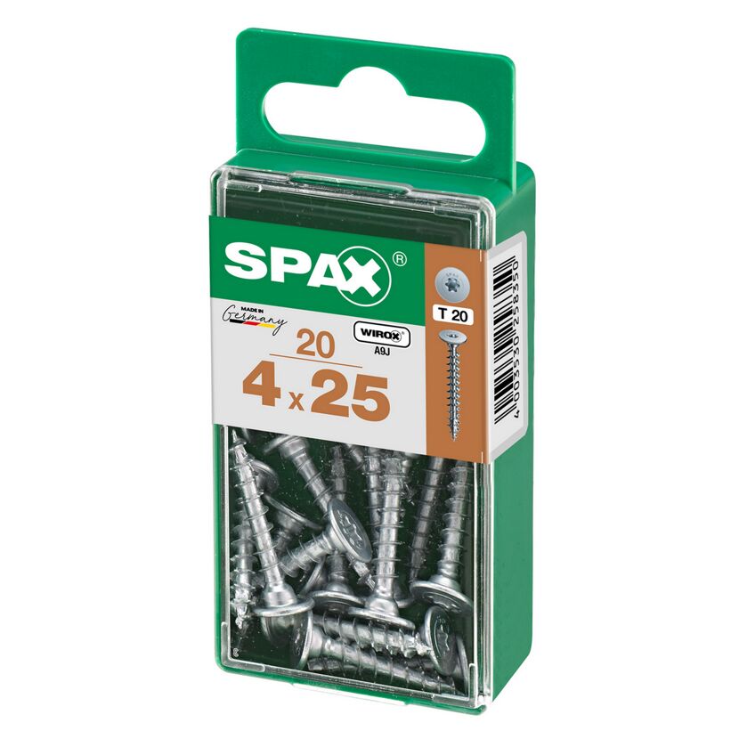 SPAX Schrauben 4 x 25 mm, 20 Stück