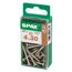 SPAX Universalschrauben 4 x 30 mm, 20 Stück