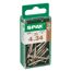 SPAX Schrauben 4x34 mm, 20 Stück, vernickelt