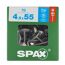 SPAX Spenglerschrauben 4,5 x 55 mm, 70 Stück