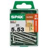 SPAX Hi-Force Schrauben 5x53mm, 20 Stück