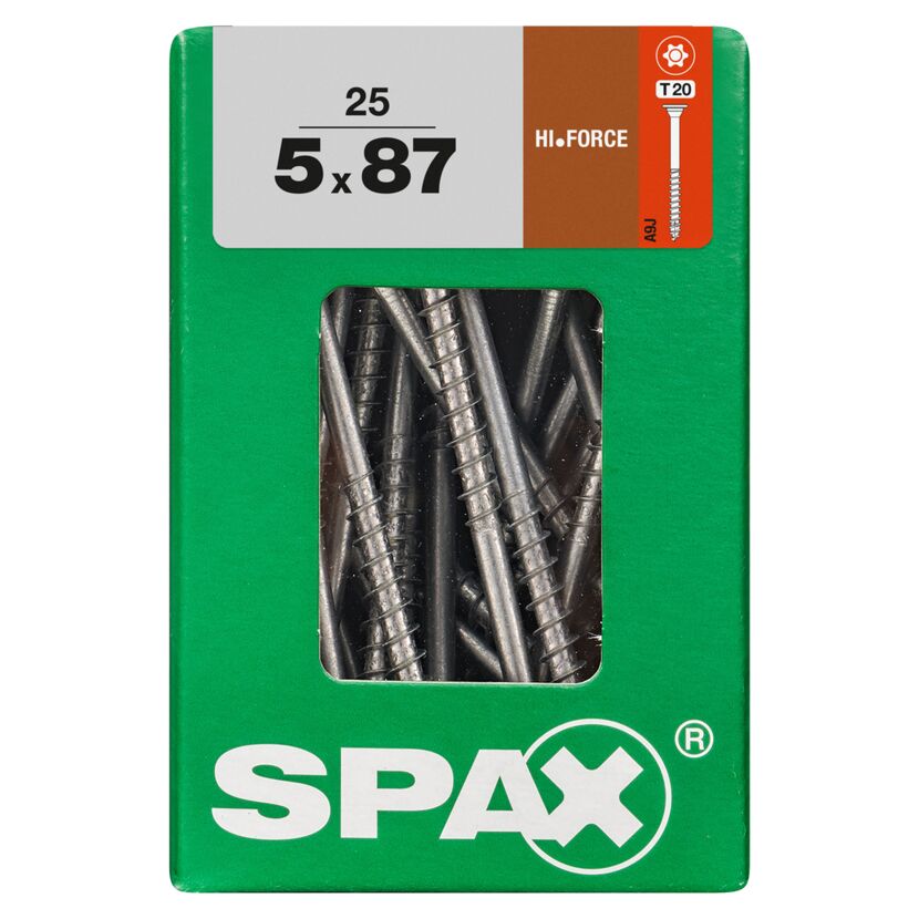SPAX Hi-Force WiROX Schrauben 5x87 mm, 25 Stück