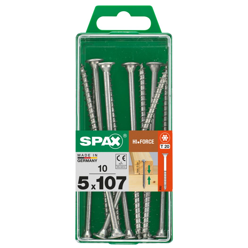 SPAX Hi-Force Schrauben 5 x 107 mm, 10 Stück
