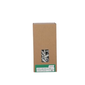 Nageldübel Ø 6 x 40 mm 200 Stück