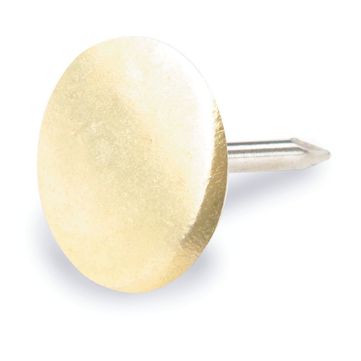 Messingfarbener Polsternagle