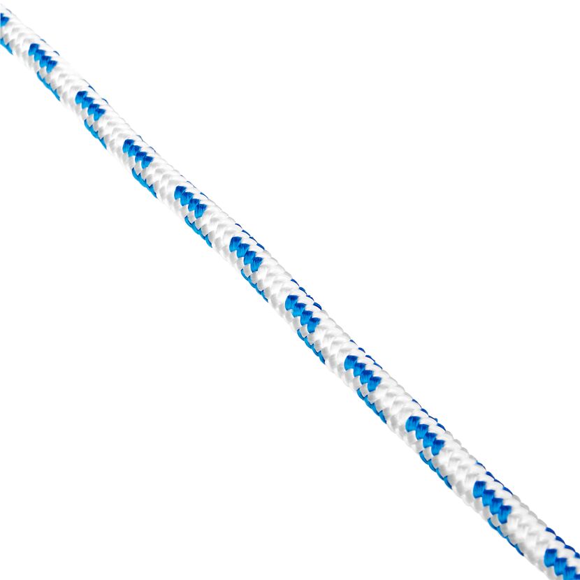 Geflochtenes Seil in Weiß und Blau