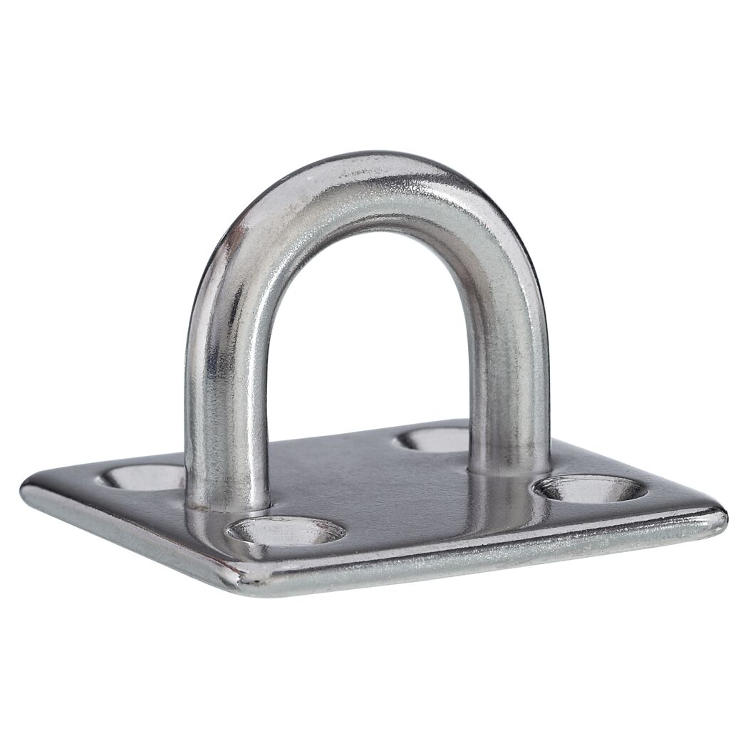 Decksplatte Edelstahl 40 x 35 x 6 mm