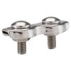 Duplexklemmen 'NauticPro' Edelstahl Ø 2 mm 2 Stück