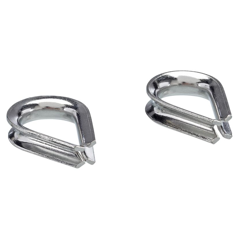 Kauschen Edelstahl Ø 3 mm 2 Stück
