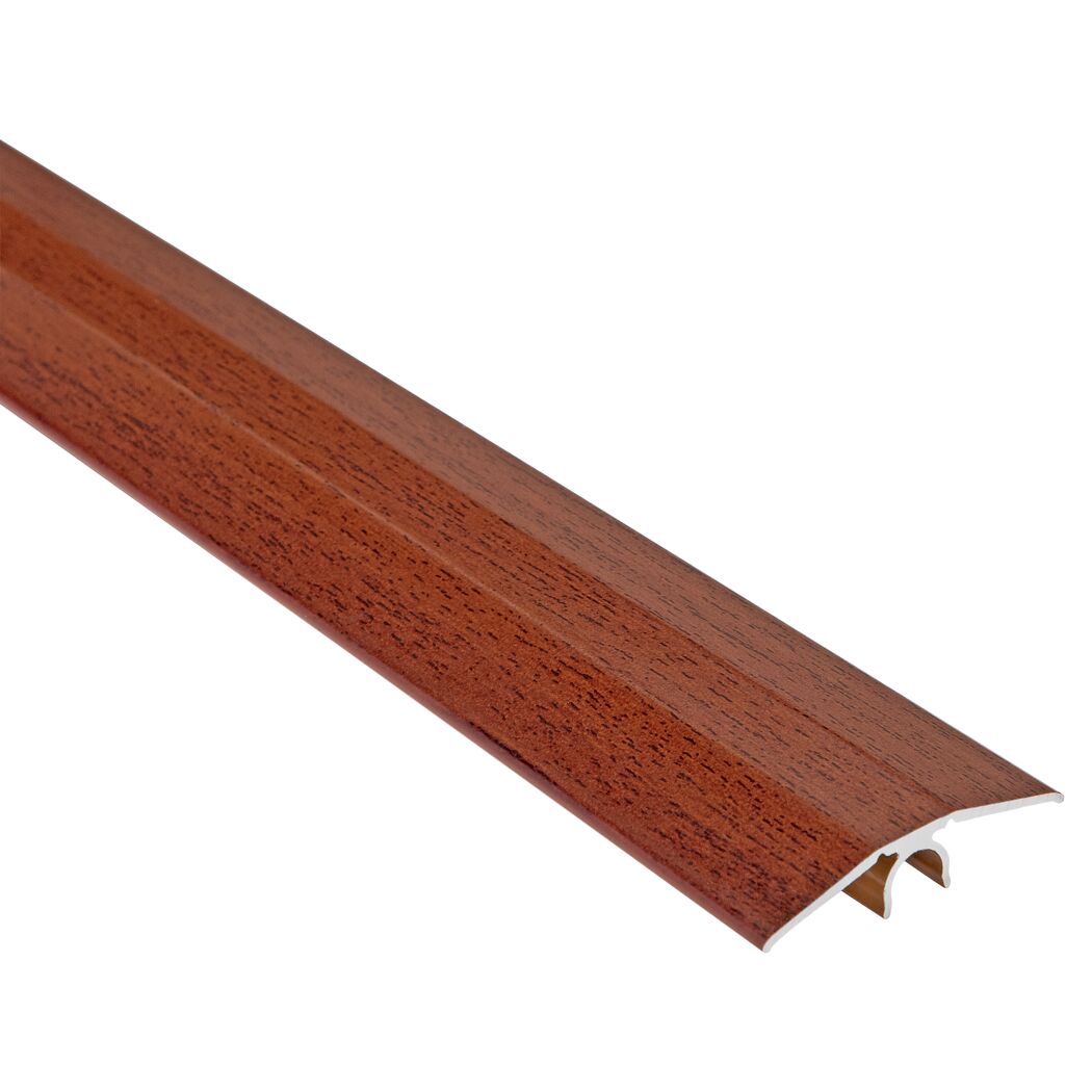 Alu-Übergangsprofil nussbaumfarben 100 x 4,6 x 0,5